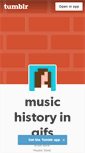 Mobile Screenshot of musichistoryingifs.com